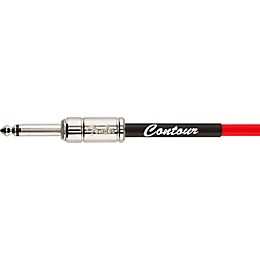 Fender Straight to Straight Instrument Contour Cable 15 ft. Candy Apple Red