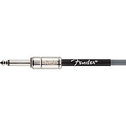 Fender Straight to Straight Instrument Contour Cable 15 ft. Inca Silver