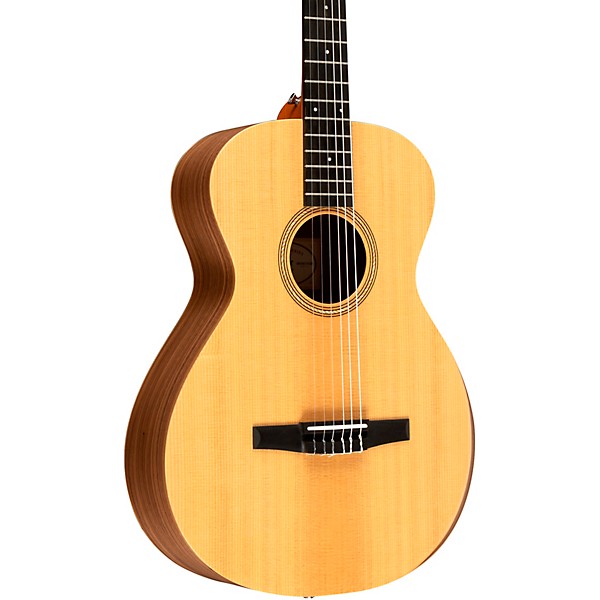 Taylor Academy 12e-N Grand Concert Nylon-String Left-Handed Acoustic-Electric Guitar Natural