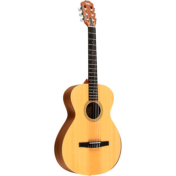 Taylor Academy 12e-N Grand Concert Nylon-String Left-Handed Acoustic-Electric Guitar Natural