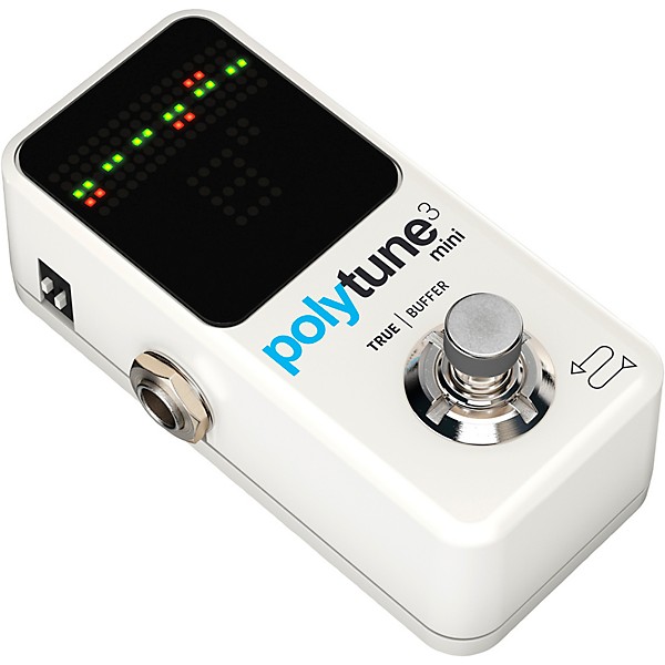 TC Electronic PolyTune 3 Polyphonic Mini Pedal Tuner White