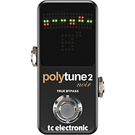 TC Electronic PolyTune 3 Polyphonic Mini Pedal Tuner White TC Electronic PolyTune 3 Polyphonic Mini Pedal Tuner Noir