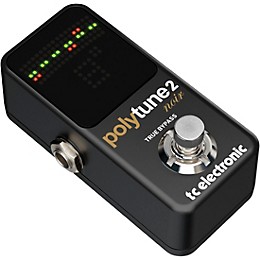 TC Electronic PolyTune 3 Polyphonic Mini Pedal Tuner Noir