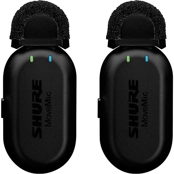 Shure MoveMic Two 2-Channel Wireless Lavalier Microphones