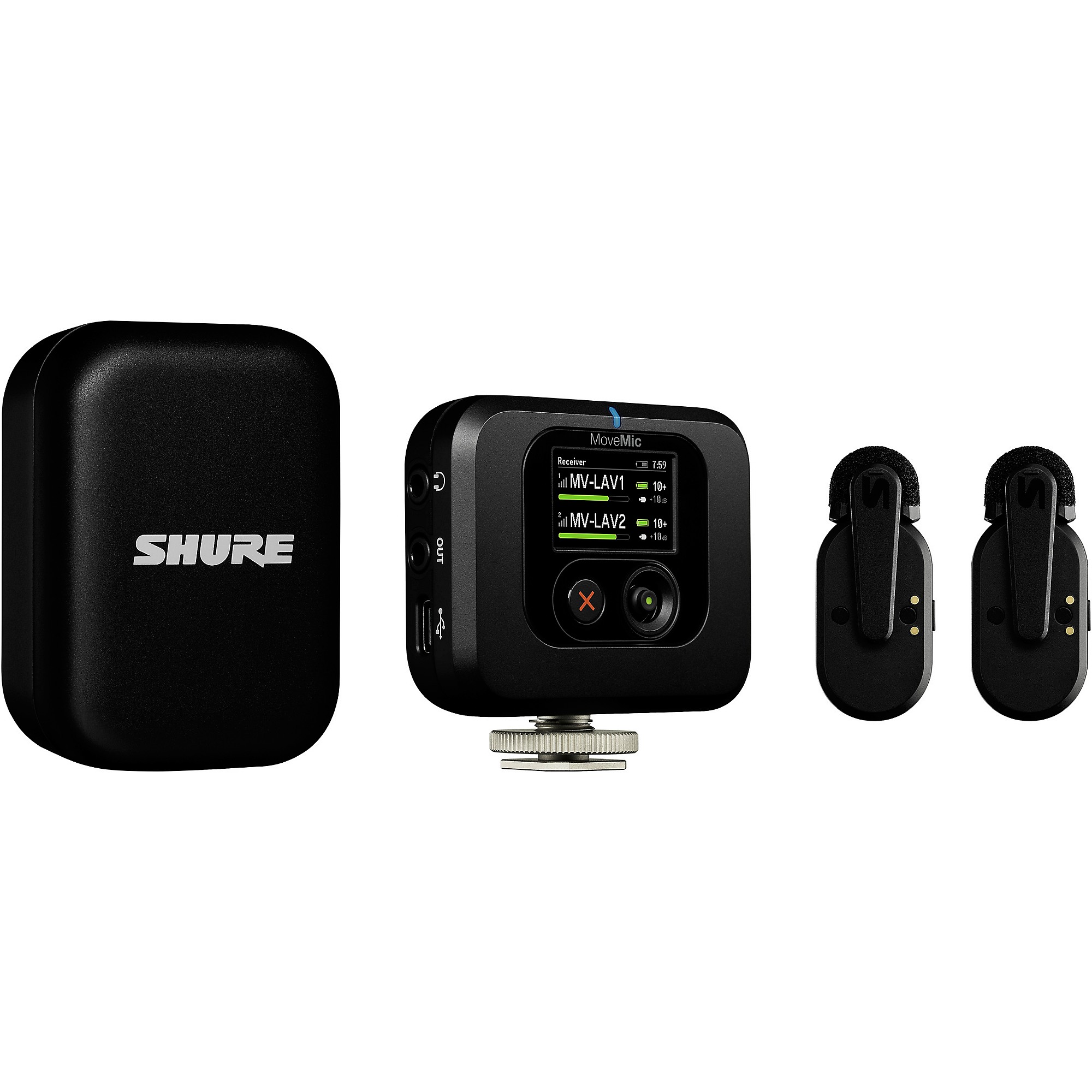 shure movemic one 2つとmovemic receiver Shure MoveMic Receiver | Guitar Center