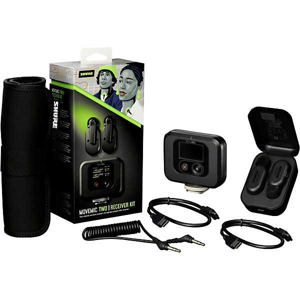 Open Box Shure Shure MoveMic Kit Two-Channel Wireless Lavalier Microphone System With MoveMic Receiver Level 1