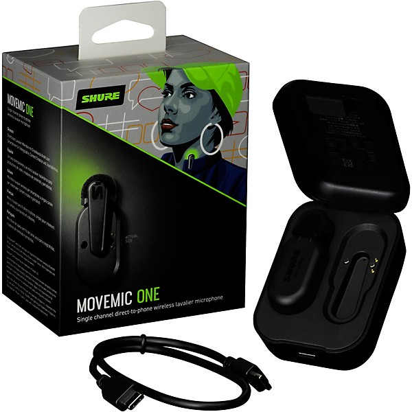 Shure MoveMic One Single-Channel Wireless Lavalier Microphone