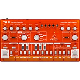 Behringer TD-3-TG Analog Bass Line Synthesizer - Tangerine