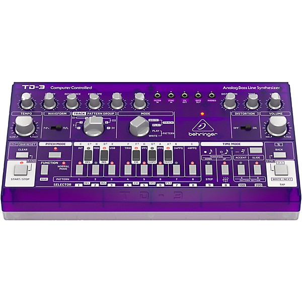 Behringer TD-3-GP Analog Bass Line Synthesizer - Purple