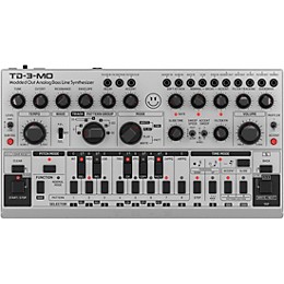 Behringer TD-3-MO-SR Analog Bass Line Synthesizer - Silver