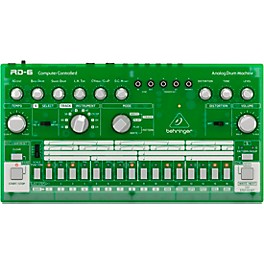 Behringer RD-6-LM Analog Drum Machine - Green Translucent