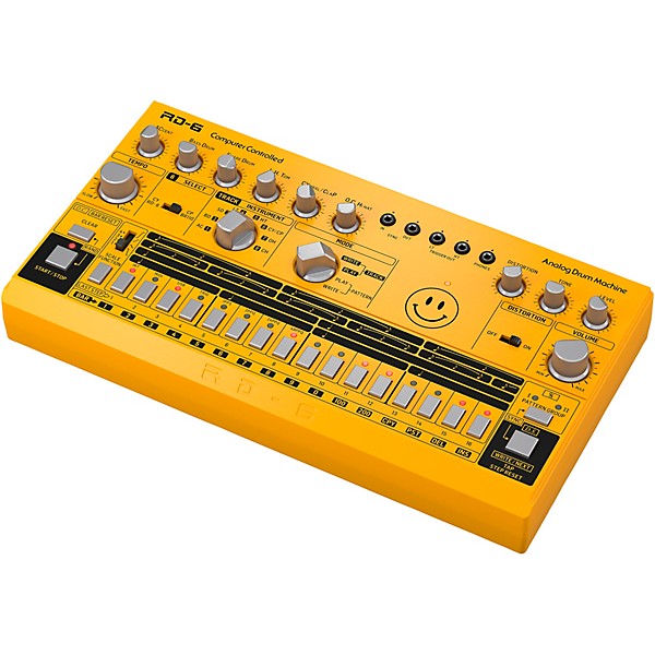 Behringer RD-6-AM Analog Drum Machine - Yellow