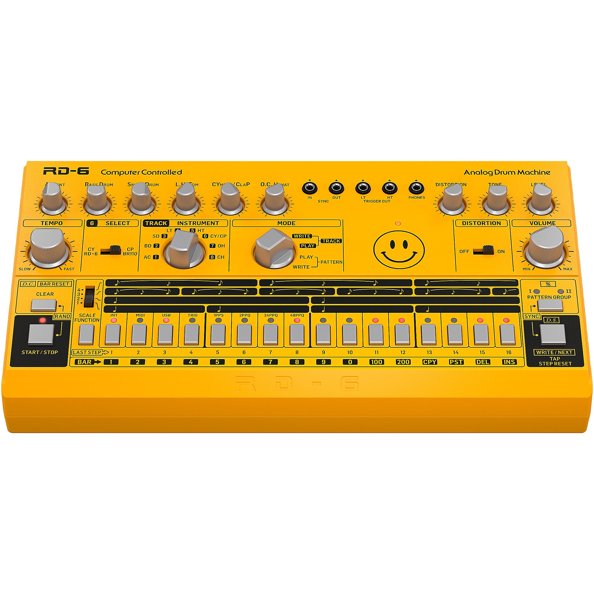 鍵盤楽器 behriger rd-6 Behringer RD-6-AM Analog Drum Machine - Yellow | Guitar Center
