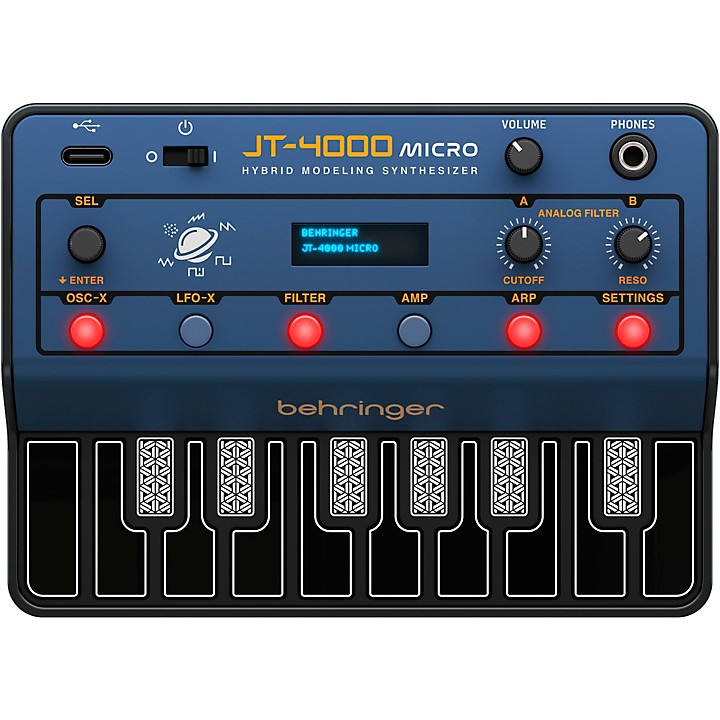 鍵盤楽器 Behringer JT-4000 Micro Behringer JT-4000 Micro Hybrid Modeling Synthesizer | Guitar