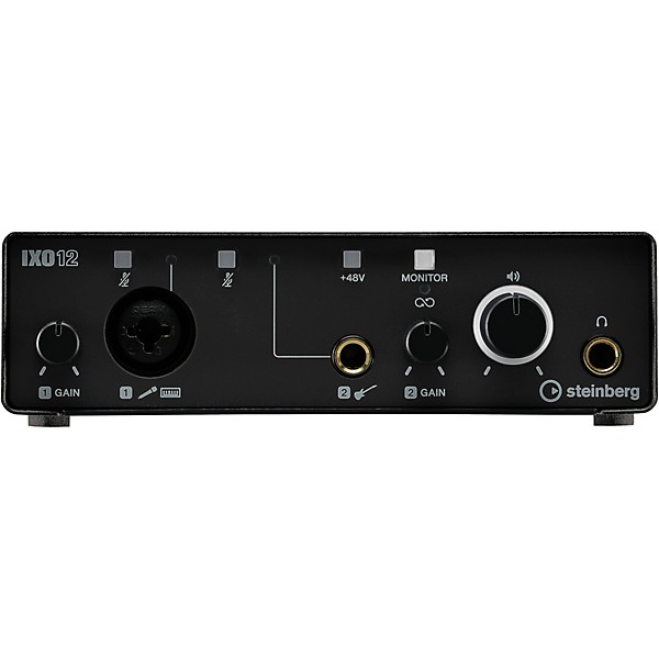 Steinberg IXO12 Audio Interface with One Mic Preamp Black