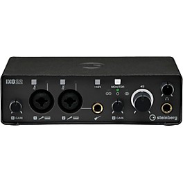 Steinberg IXO22 Audio Interface with Two Mic Preamps Black Steinberg IXO22 Audio Interface with Two Mic Preamps Black