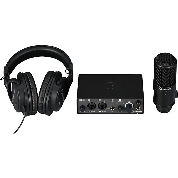 Steinberg IXO22 B Recording Pack with Mic & Headphones