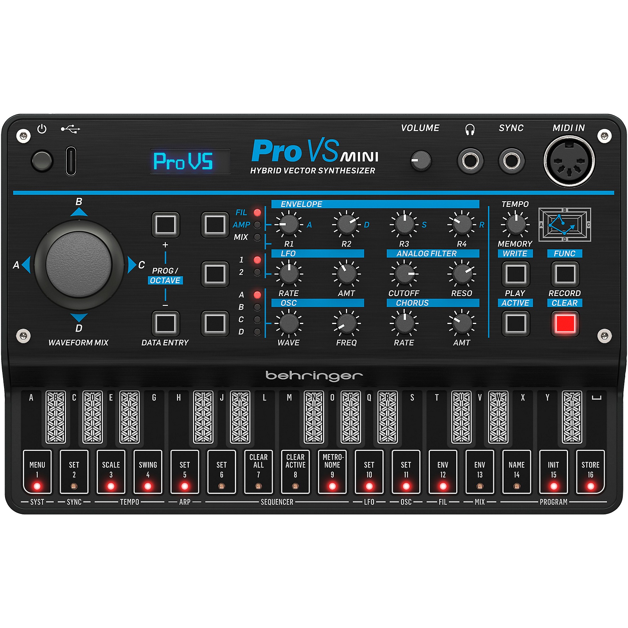 Behringer Pro VS 　ミニハイブリッドベクトルシンセサイザー Behringer Pro VS Mini Hybrid Vector Synthesizer | Guitar Center