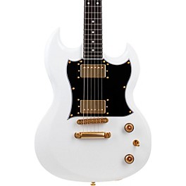 Schecter Guitar Research ZV-H6LLYW66D Zacky Vengeance Electric Guitar Gloss White