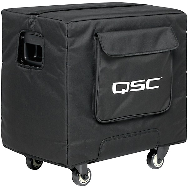 QSC KS112 12" Compact Powered Subwoofer with QSC Padded Cover