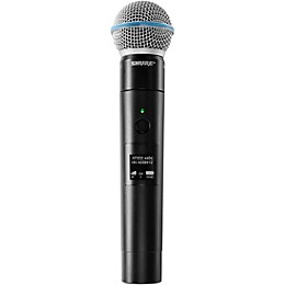 Shure MXW2X/BETA58 Wireless Handheld Transmitter with Beta 58A Microphone Band Z10