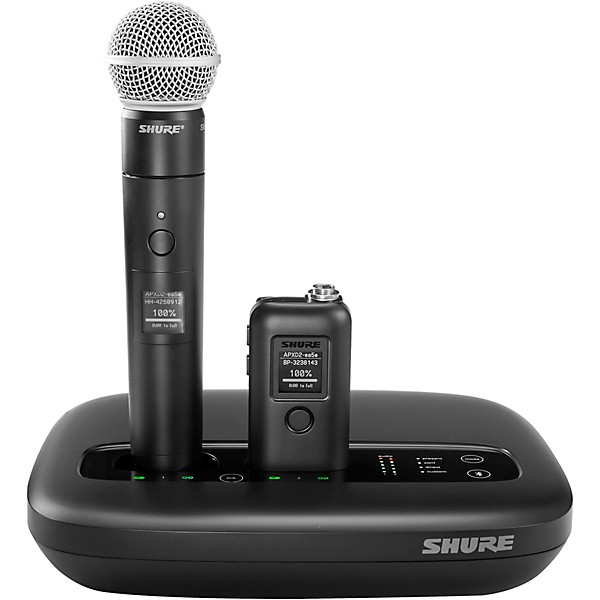 Shure MXWAPXD2 All-in-One 2-channel Wireless Transceiver for MXW neXt 2 System Band Z10