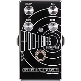 Catalinbread Epoch Bias Preamp Bias Effects Pedal Black and Silver