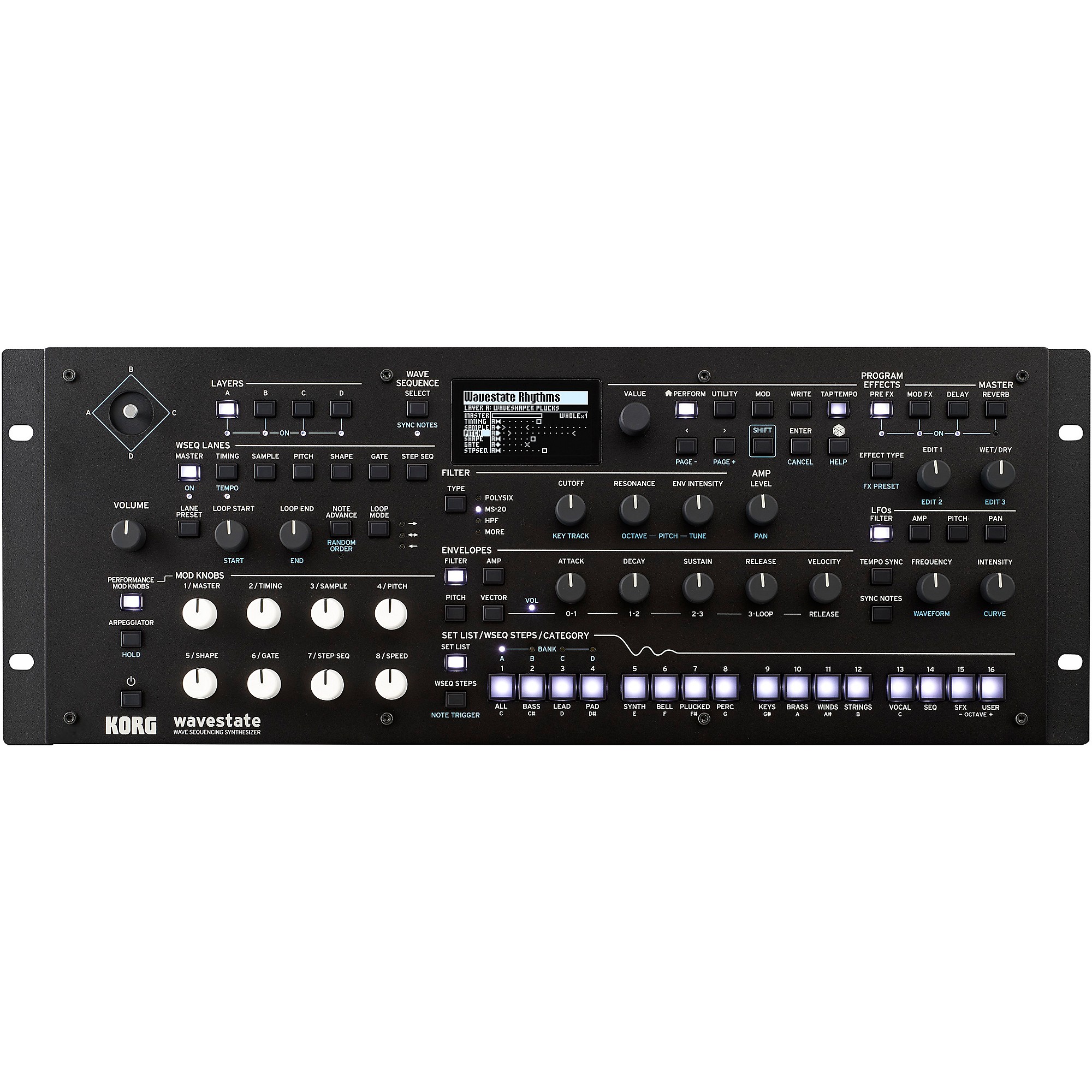 [美品] KORG wavestate Korg Wavestate Module Wave Sequencing Synthesizer CONTROLLER