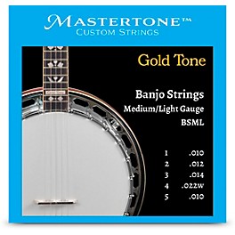 Gold Tone BSML Medium/Light Gauge Banjo Strings