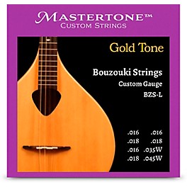 Gold Tone BZS-L Custom-Gauge Bouzouki Strings