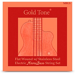 Gold Tone MBLS MicroBass LaBella Flat Wound Strings