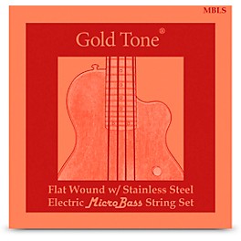 Gold Tone MBLS MicroBass LaBella Flat Wound Strings