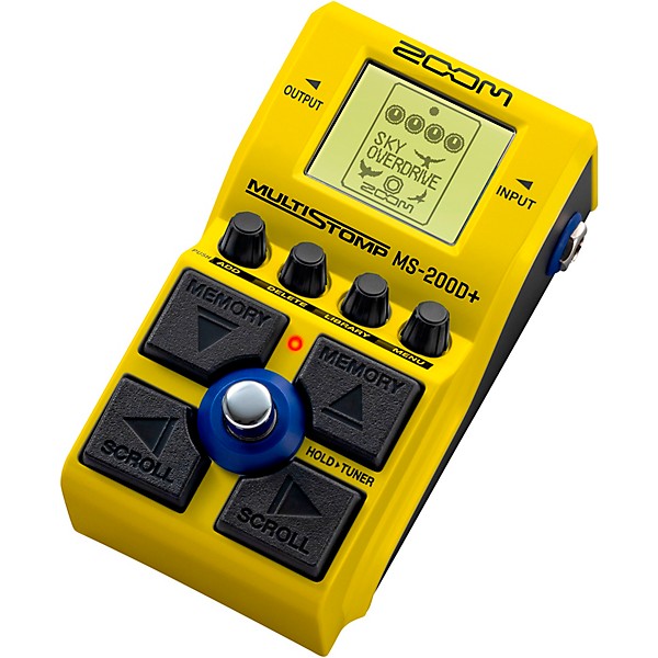 Zoom MS-200D+ Multi-Stomp Distortion Effects Pedal Yellow