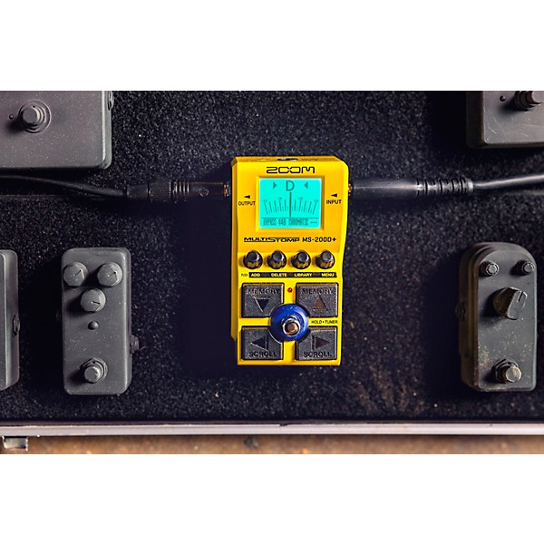 Zoom MS-200D+ Multi-Stomp Distortion Effects Pedal Yellow