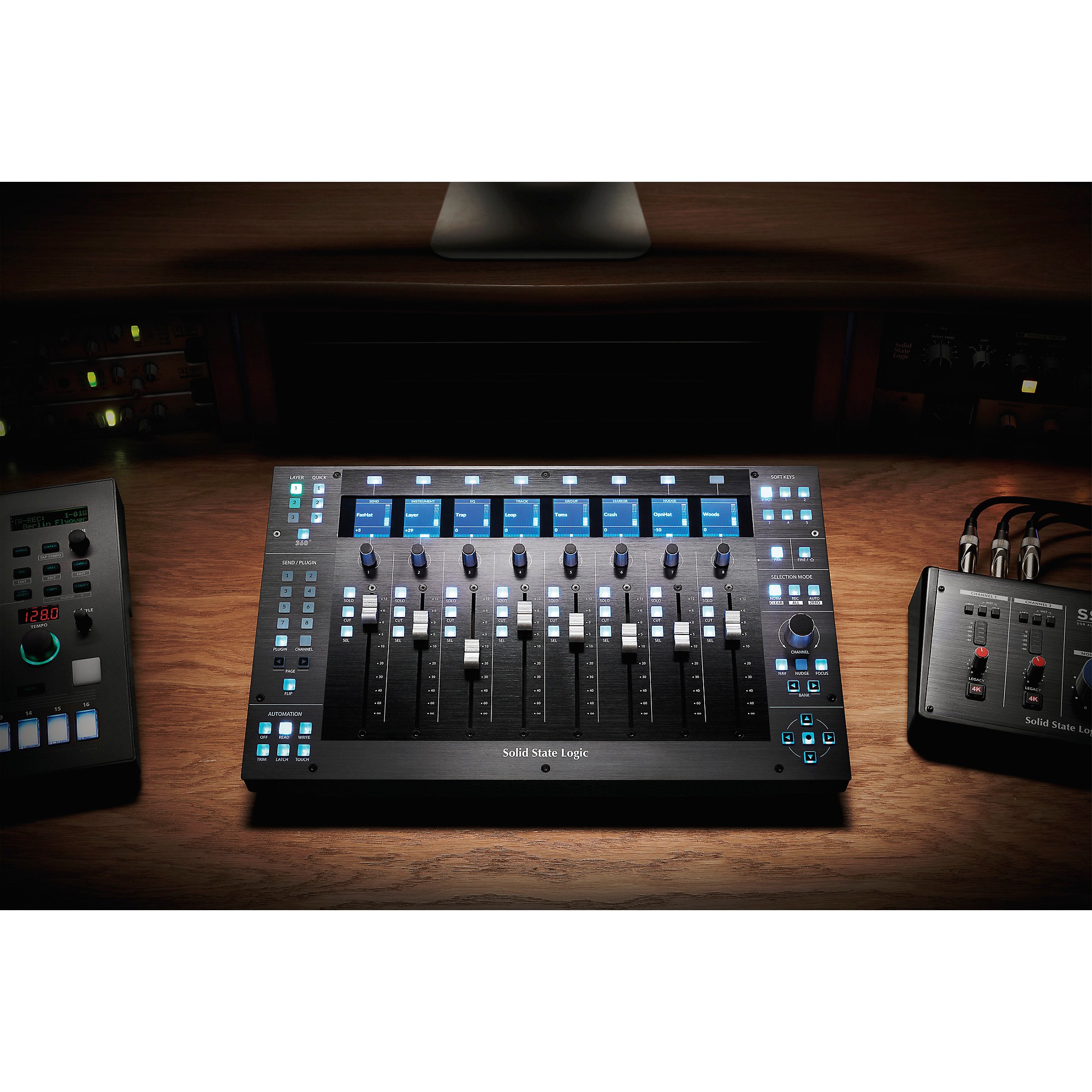 SSL UF8 フィジカルコントローラー（デッキセーバー付） 最高品質の SSL UF8 フィジカルコントローラー（デッキセーバー