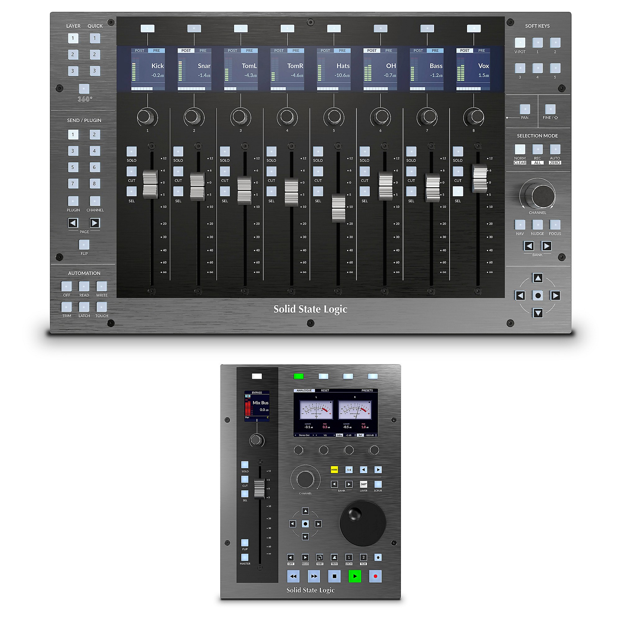 Solid State Logic UF8 and UF1 Control Surface Bundle | Guitar Center