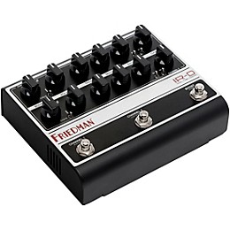 Friedman IR-D Dual-Tube Preamp DI+IR Dual-Channel 12AX7 Tubes Effects Pedal Black and Silver