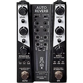 Gamechanger Audio AUTO REVERB Pitch and Dynamics Responsive Reverb Effects Pedal Black