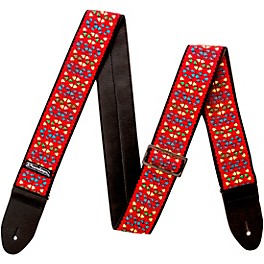 Dunlop Jimi Hendrix Pop Festival Guitar Strap Red 2 in.