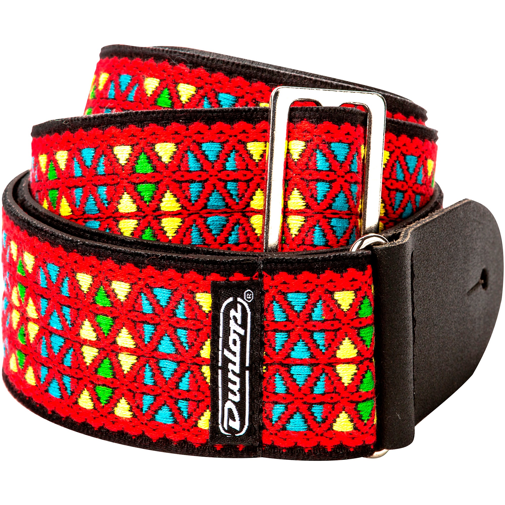 Dunlop Jimi Hendrix Pop Festival Guitar Strap Red 2 in