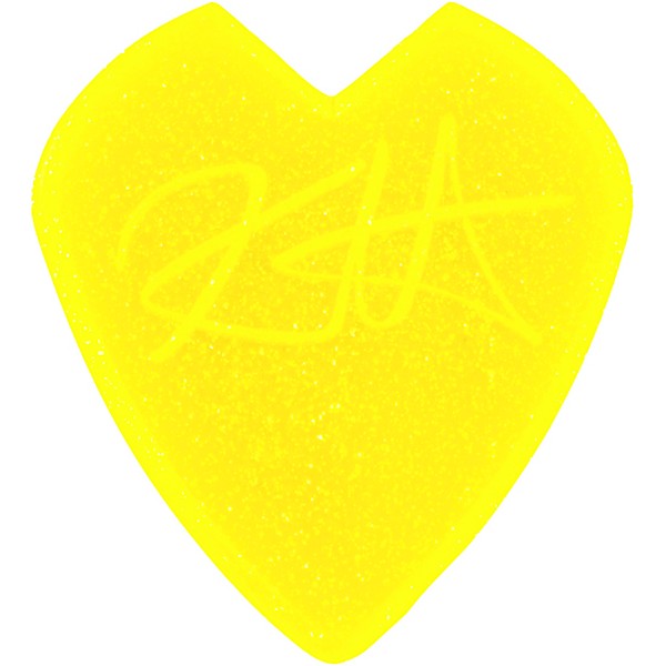 Dunlop Kirk Hammett Jazz III Yellow Glitter Guitar Pick 1.35 mm 6 Pack
