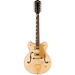 Gretsch Guitars G5476G-12-Limited Edition Electromatic Classic Hollow Body Double-Cut 12-String with Gold Hardware Electric Guitar Natural