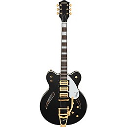 Gretsch Guitars Streamliner Cat-Eye Limited-Edition Center Block Electric Guitar With Bigsby & Gold Hardware - Black