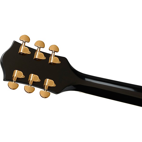 Gretsch Guitars Streamliner Cat-Eye Limited-Edition Center Block Electric Guitar With Bigsby & Gold Hardware - Black