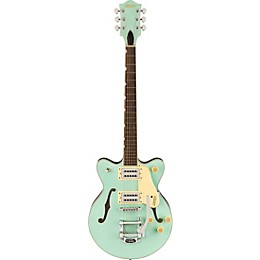 Gretsch Guitars Streamliner Limited-Edition Center Block Jr. Double-Cut Electric Guitar With Bigsby Mint Metallic