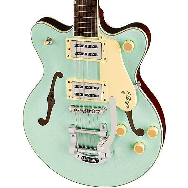 Gretsch Guitars Streamliner Limited-Edition Center Block Jr. Double-Cut Electric Guitar With Bigsby Mint Metallic