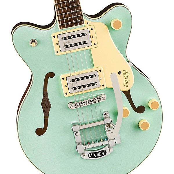 Gretsch Guitars Streamliner Limited-Edition Center Block Jr. Double-Cut Electric Guitar With Bigsby Mint Metallic