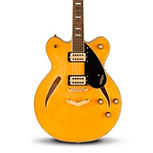 Gretsch Guitars Streamliner Limited-Edition Center Block Cat-Eye With V-Stoptail and Gold Hardware Electric Guitar Village Amber