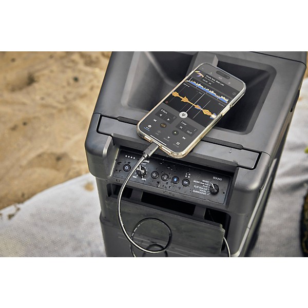 AlphaTheta WAVE-EIGHT 8" Portable Powered Speaker Pair With XDJ-XZ Professional Standalone DJ System