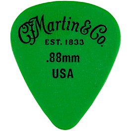 Martin Delrin Guitar Picks .60 mm 12 Pack Martin Delrin Guitar Picks .88 mm 12 Pack